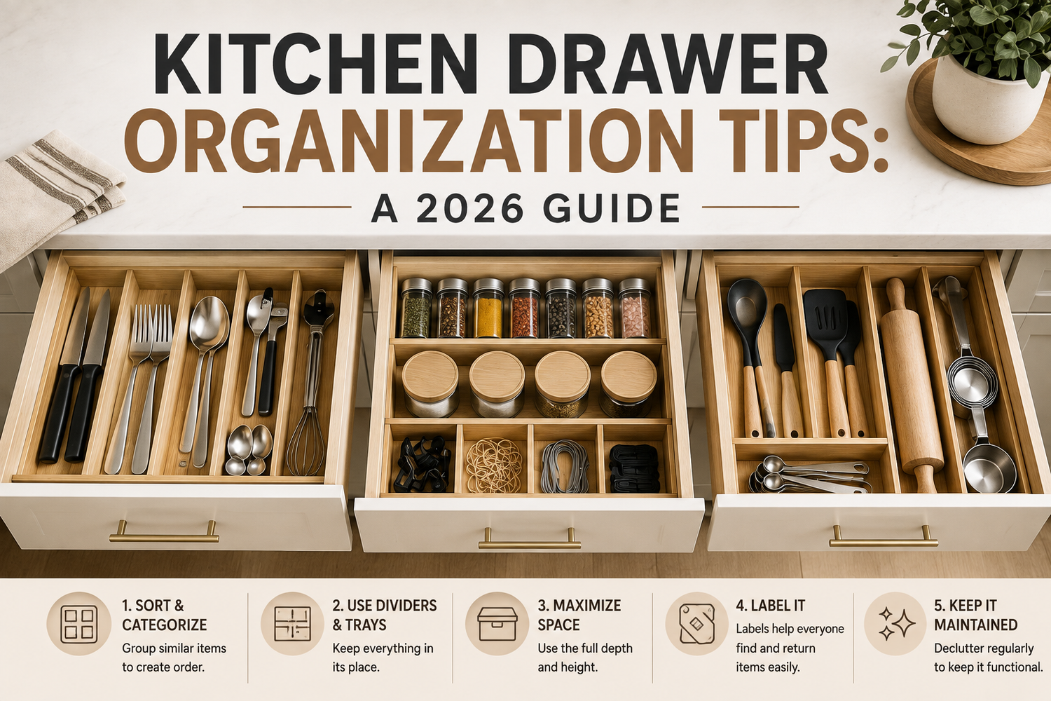 Kitchen Drawer Organization Tips: A 2026 Guide