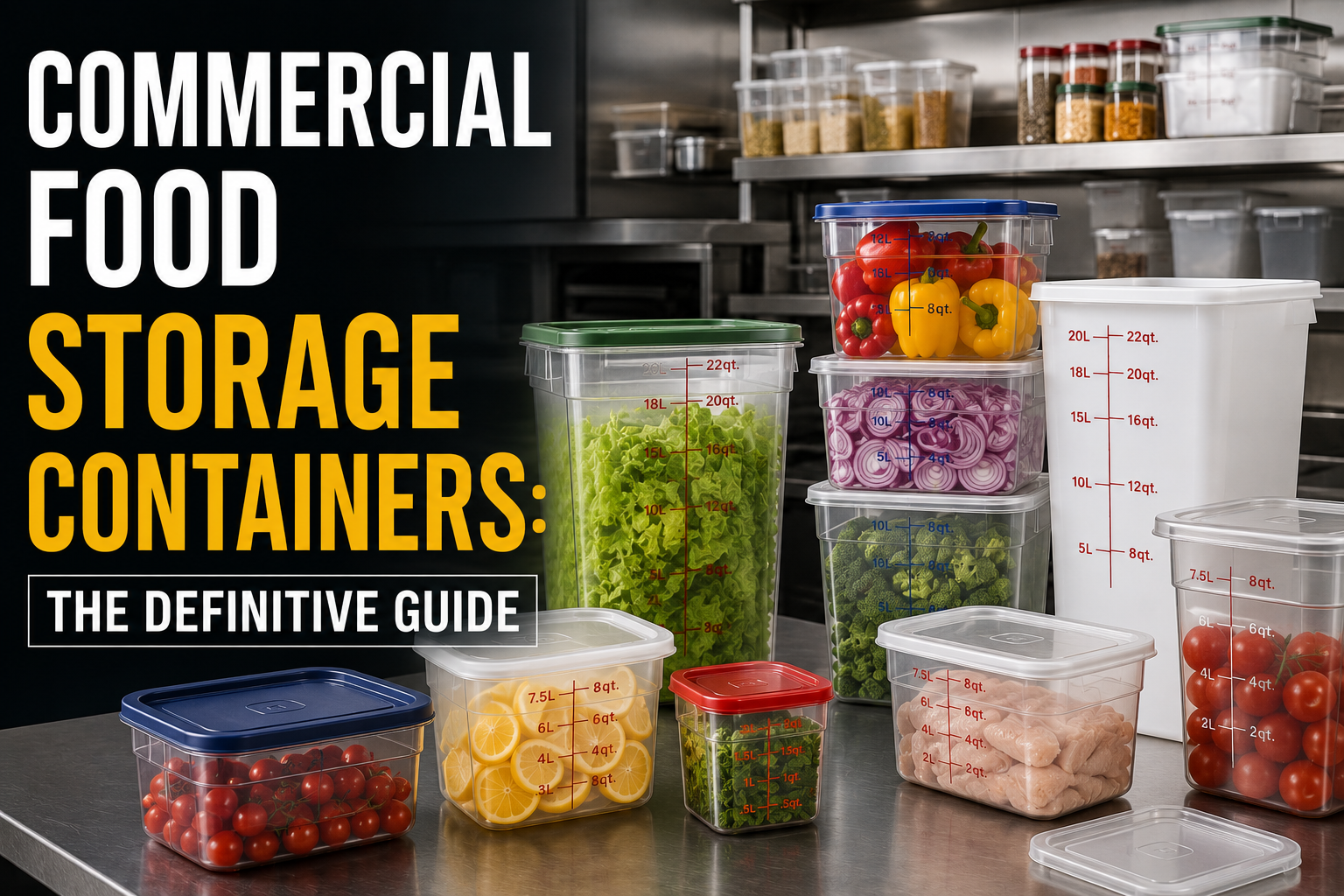 Commercial Food Storage Containers: The Definitive Guide