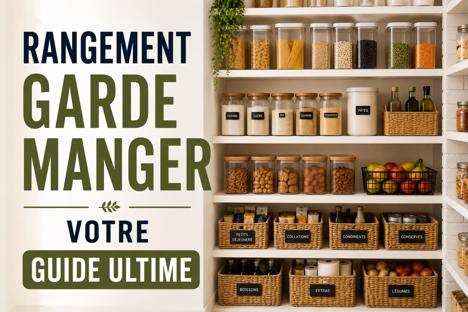 Rangement Garde Manger: Votre Guide Ultime