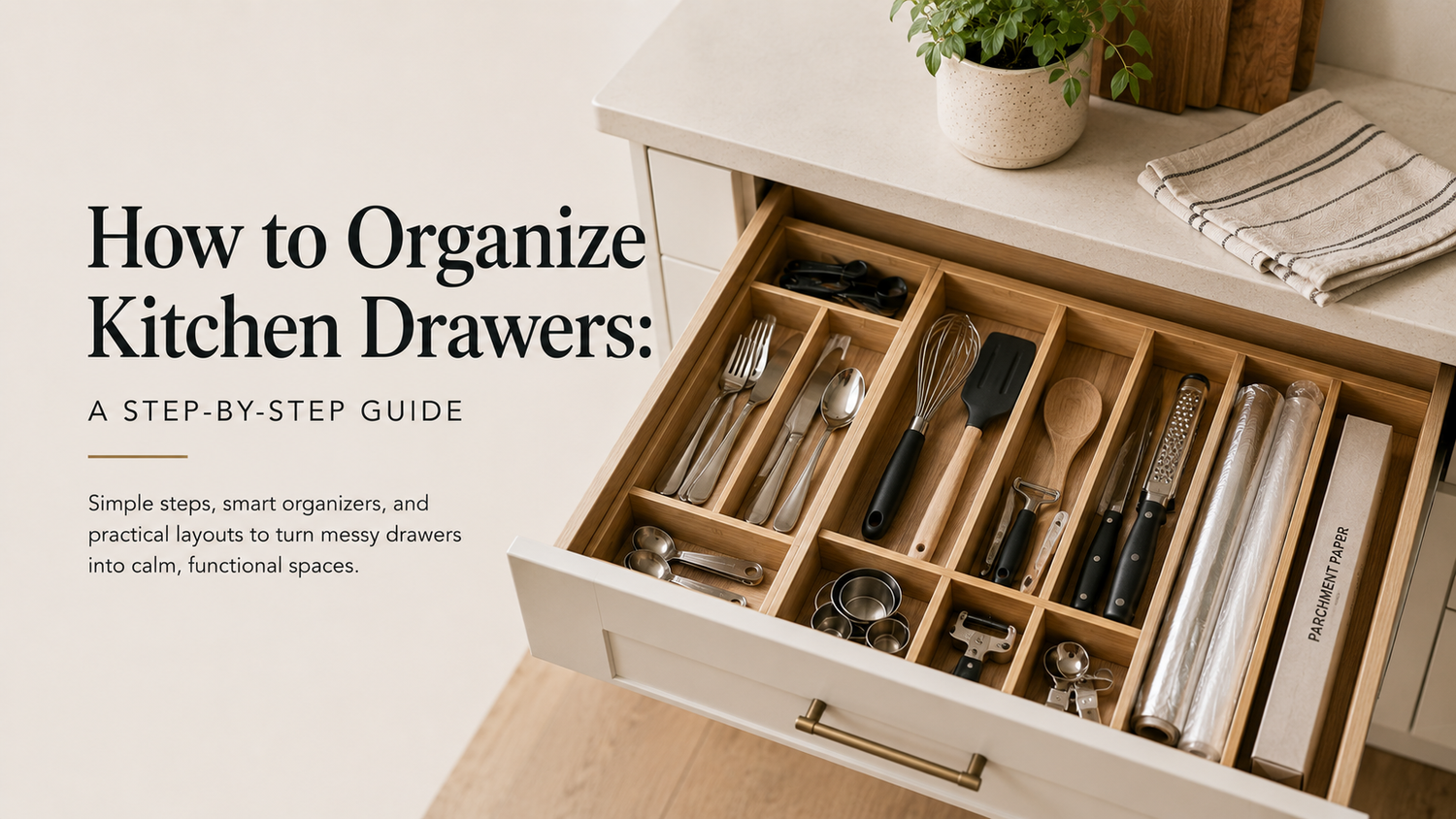 How to Organize Kitchen Drawers: A Step-by-Step Guide