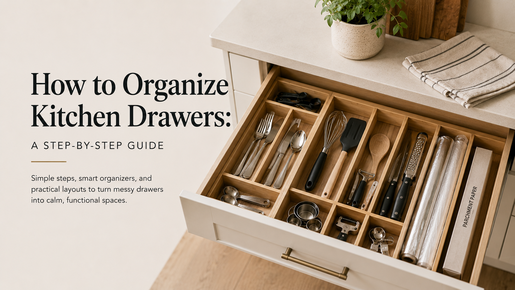 How to Organize Kitchen Drawers: A Step-by-Step Guide
