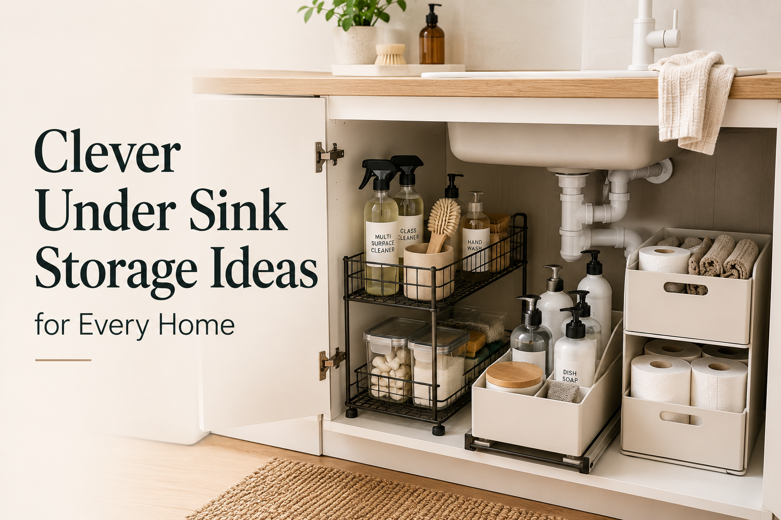 Clever Under Sink Storage Ideas for Every Home