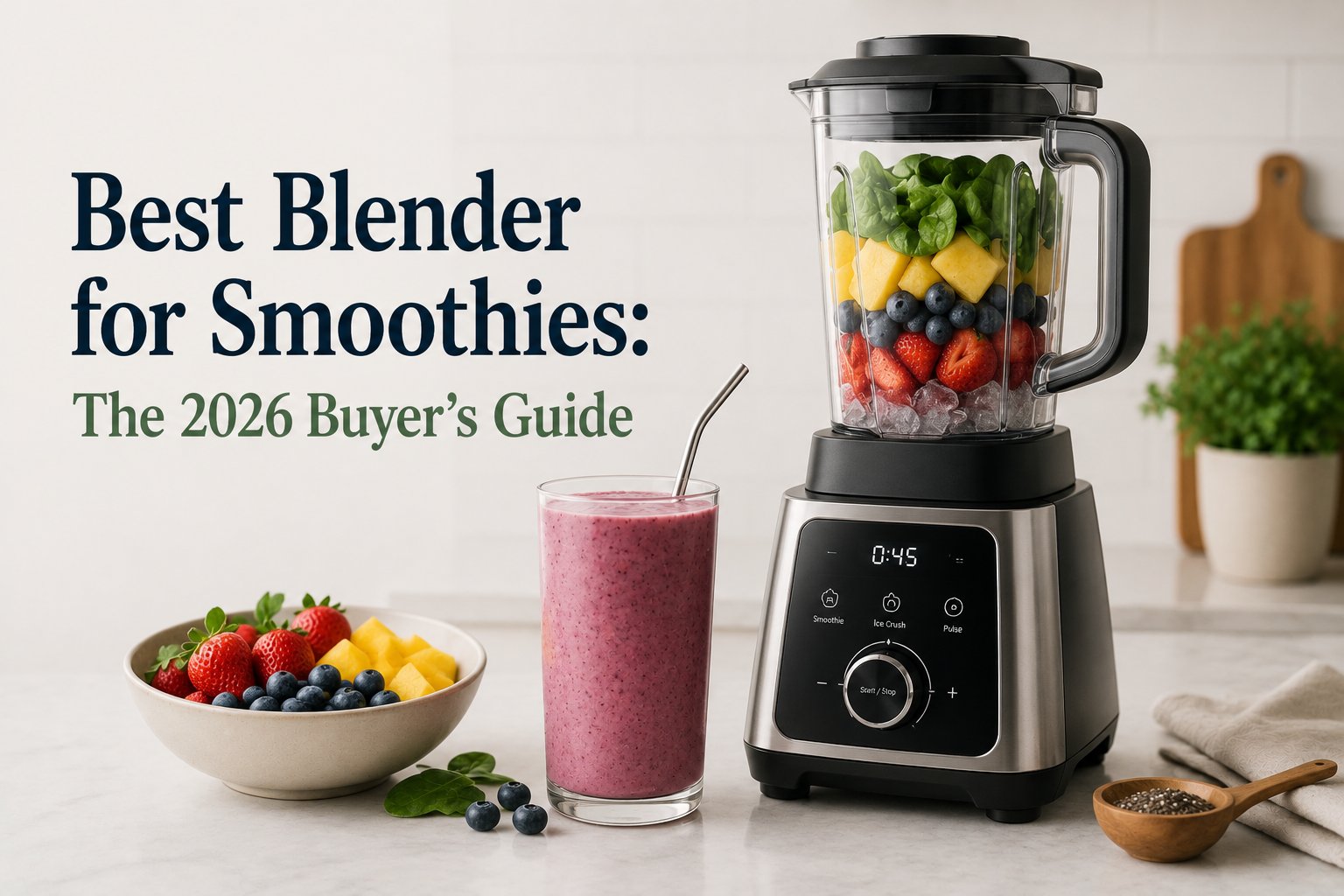 Best Blender for Smoothies: The 2026 Buyer's Guide