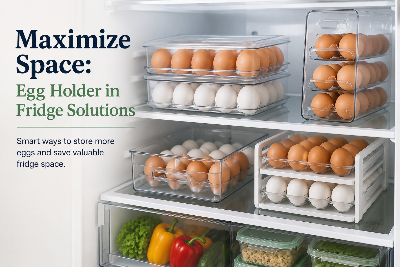 Maximize Space: Egg Holder in Fridge Solutions