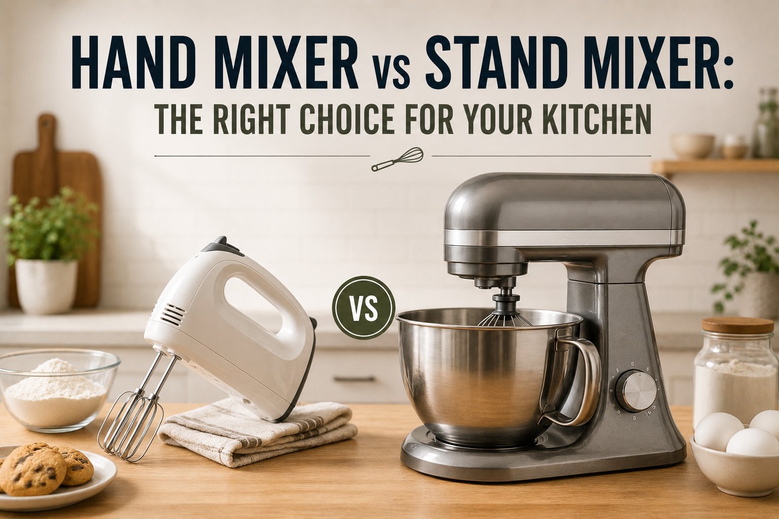 Hand Mixer vs Stand Mixer: The Right Choice for Your Kitchen
