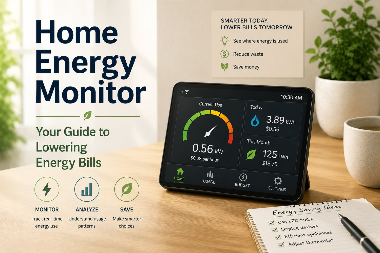 Home Energy Monitor Your Guide to Lowering Energy Bills