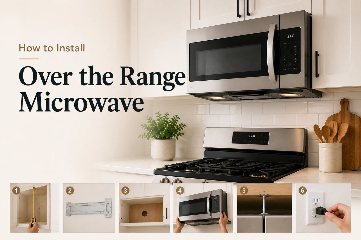 How to Install Over the Range Microwave: A DIY Guide