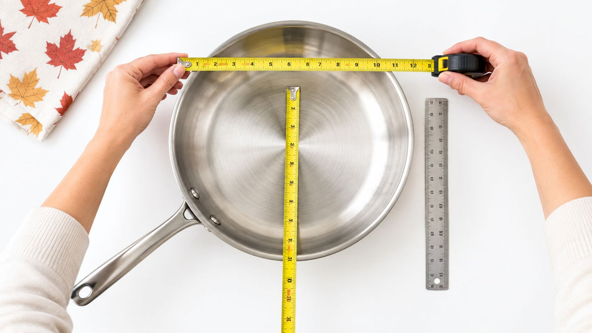 How to Measure Frying Pan Size: The Canadian Kitchen Guide