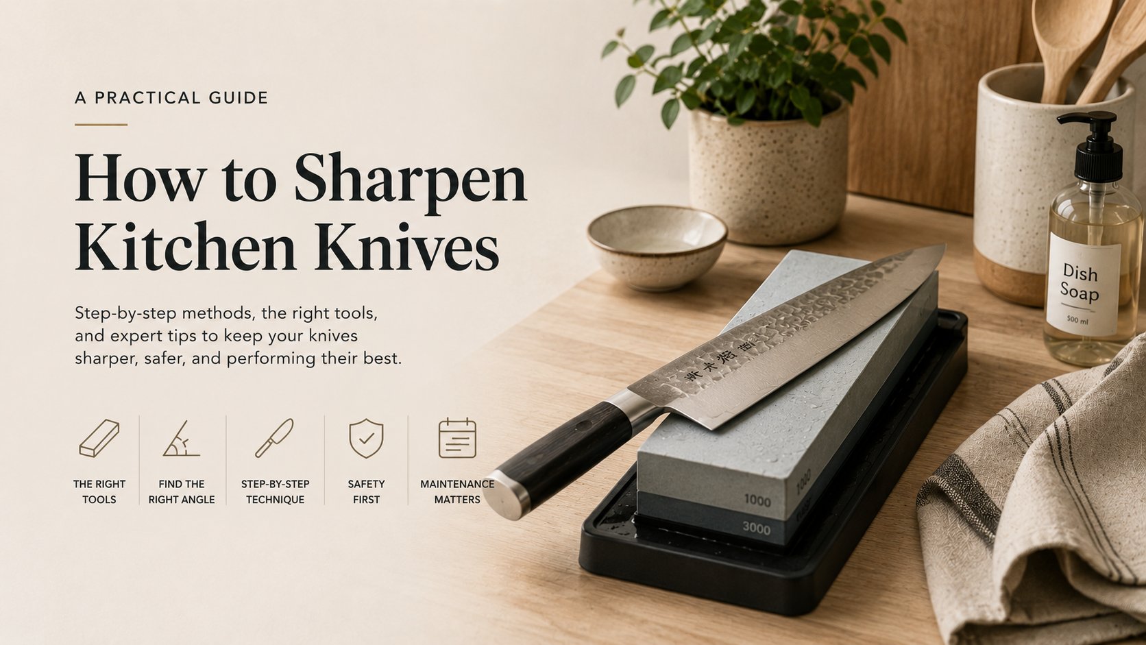 How to Sharpen Kitchen Knives: A Practical Guide