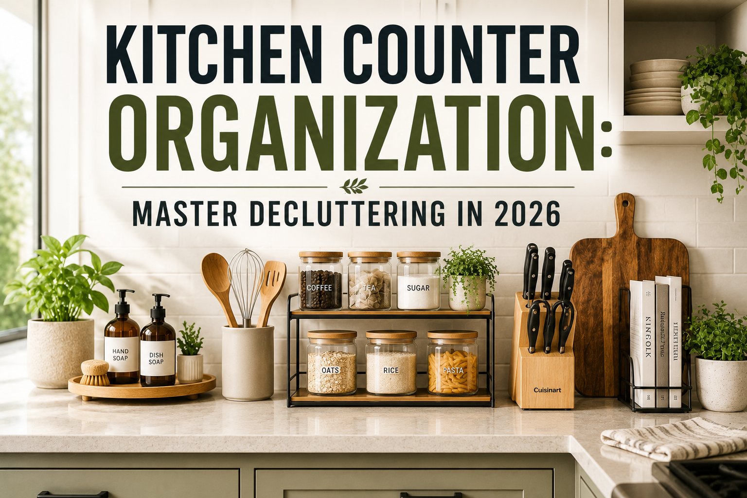 Kitchen Counter Organization: Master Decluttering in 2026