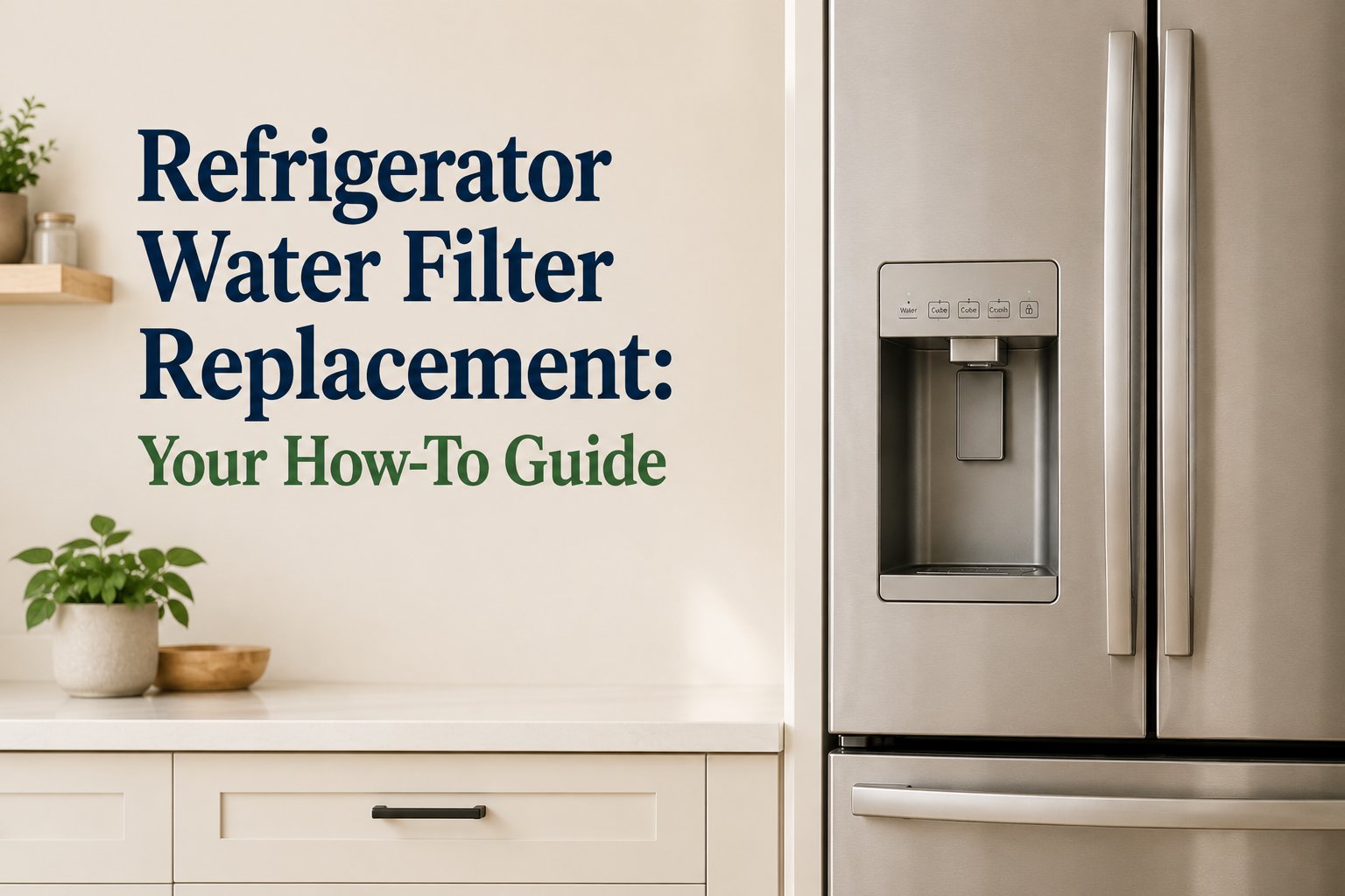 Refrigerator Water Filter Replacement: Your How-To Guide