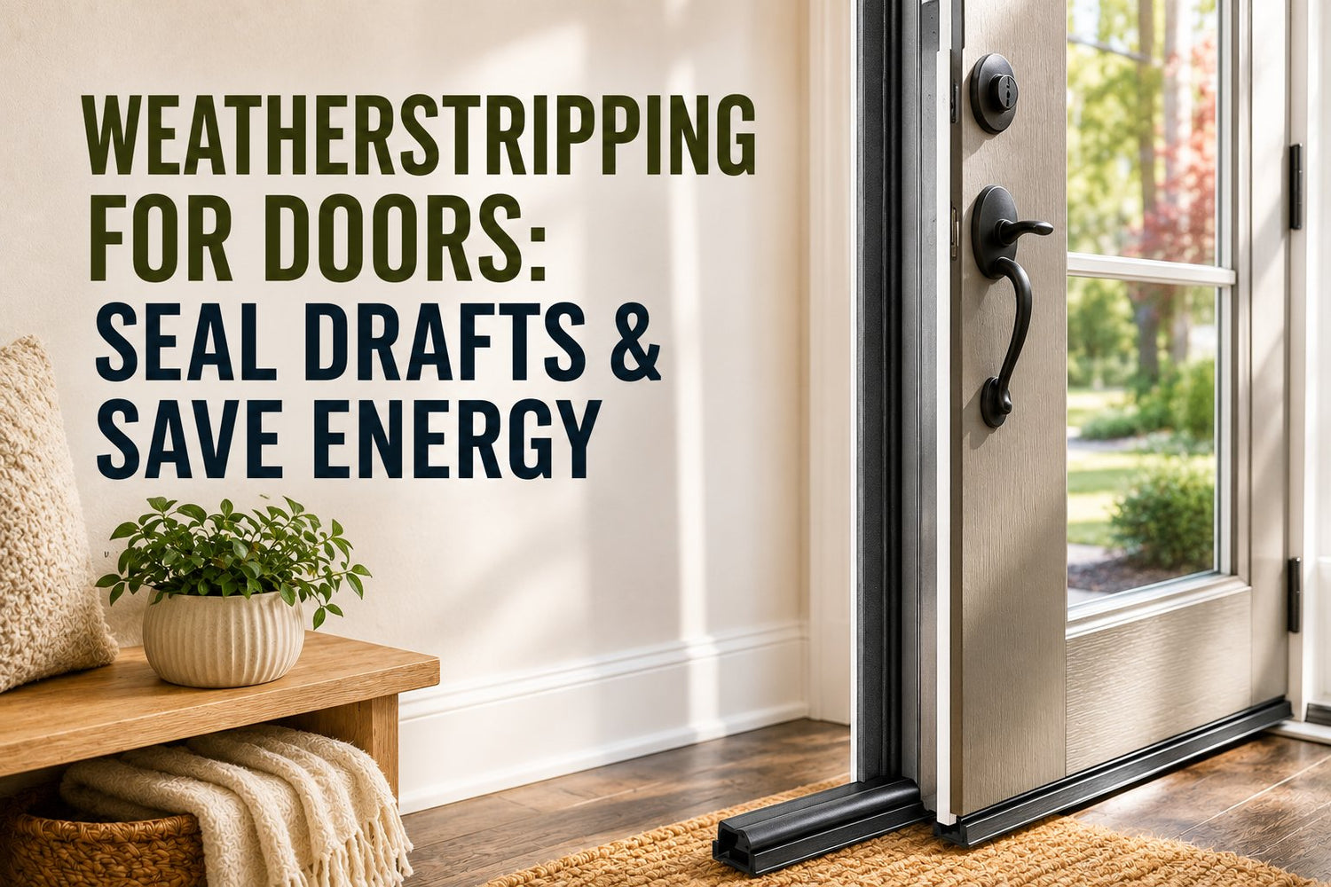 Weatherstripping for Doors: Seal Drafts & Save Energy