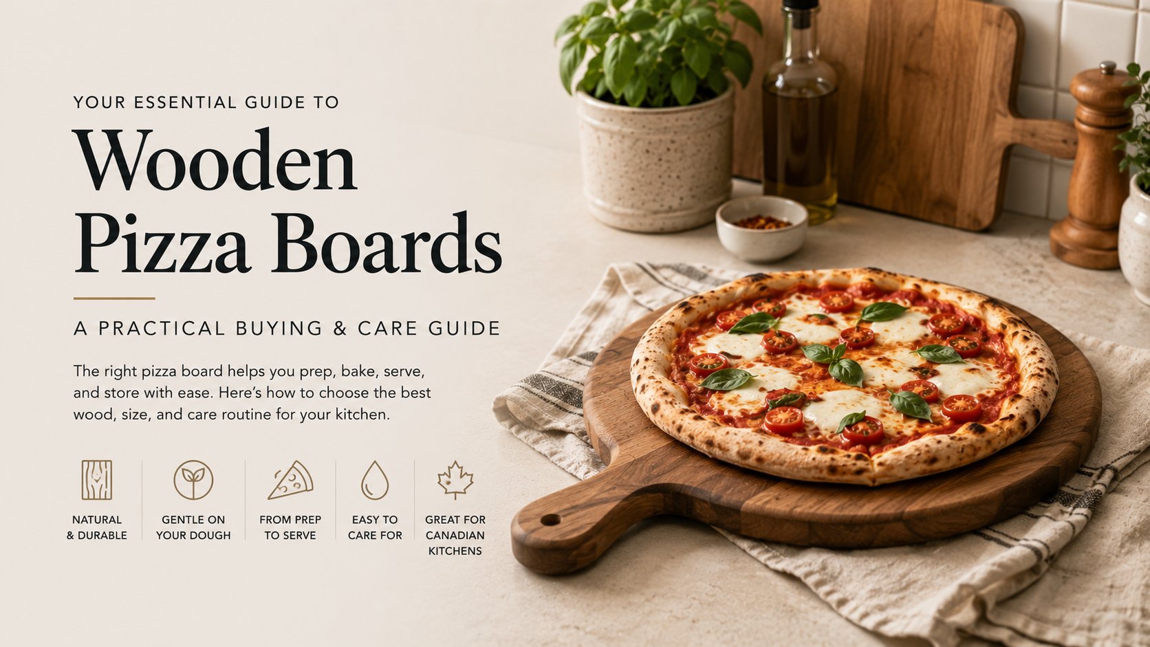 Wooden Pizza Boards A Practical Buying & Care Guide