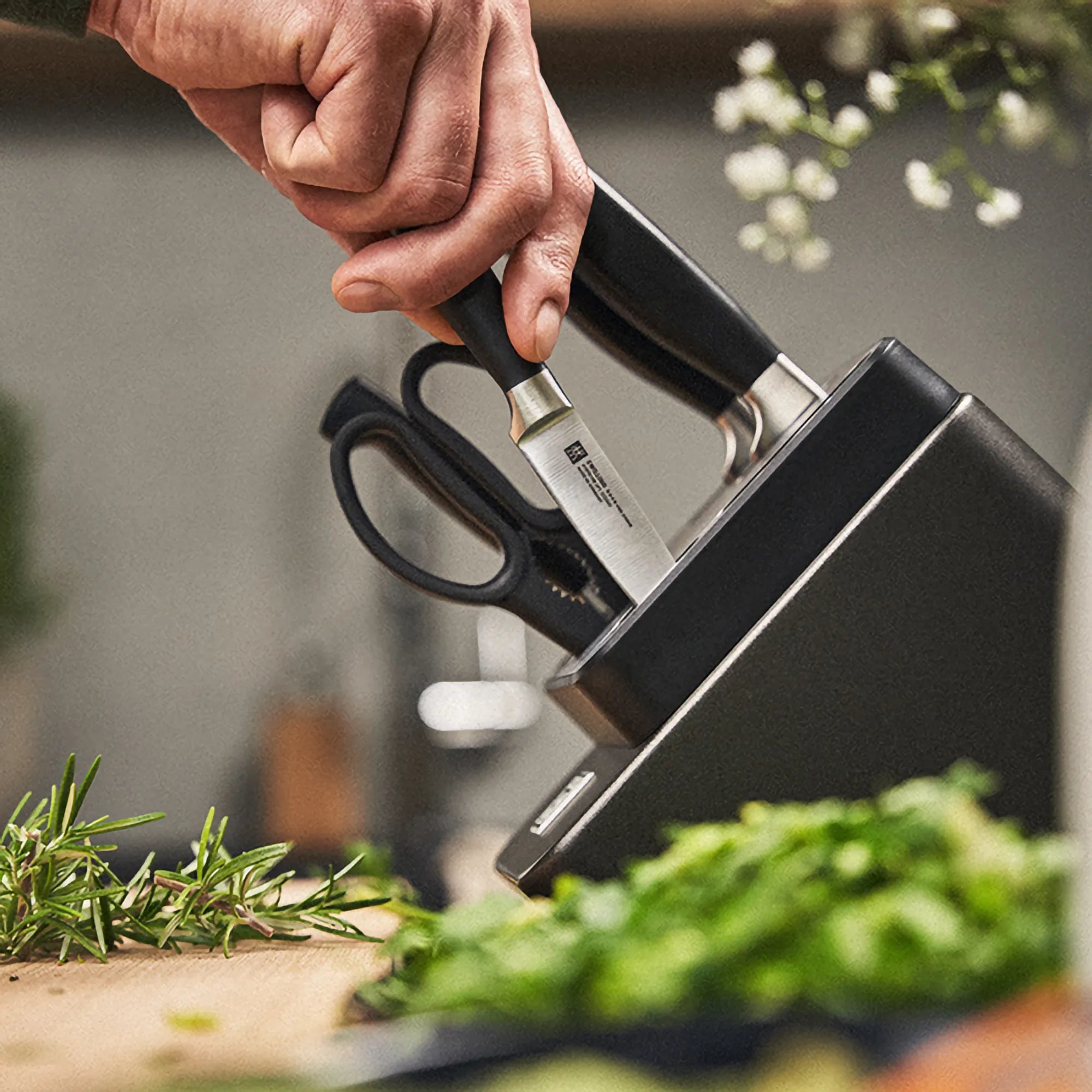 Zwilling 7-Piece Knife Block Set With Sharpener