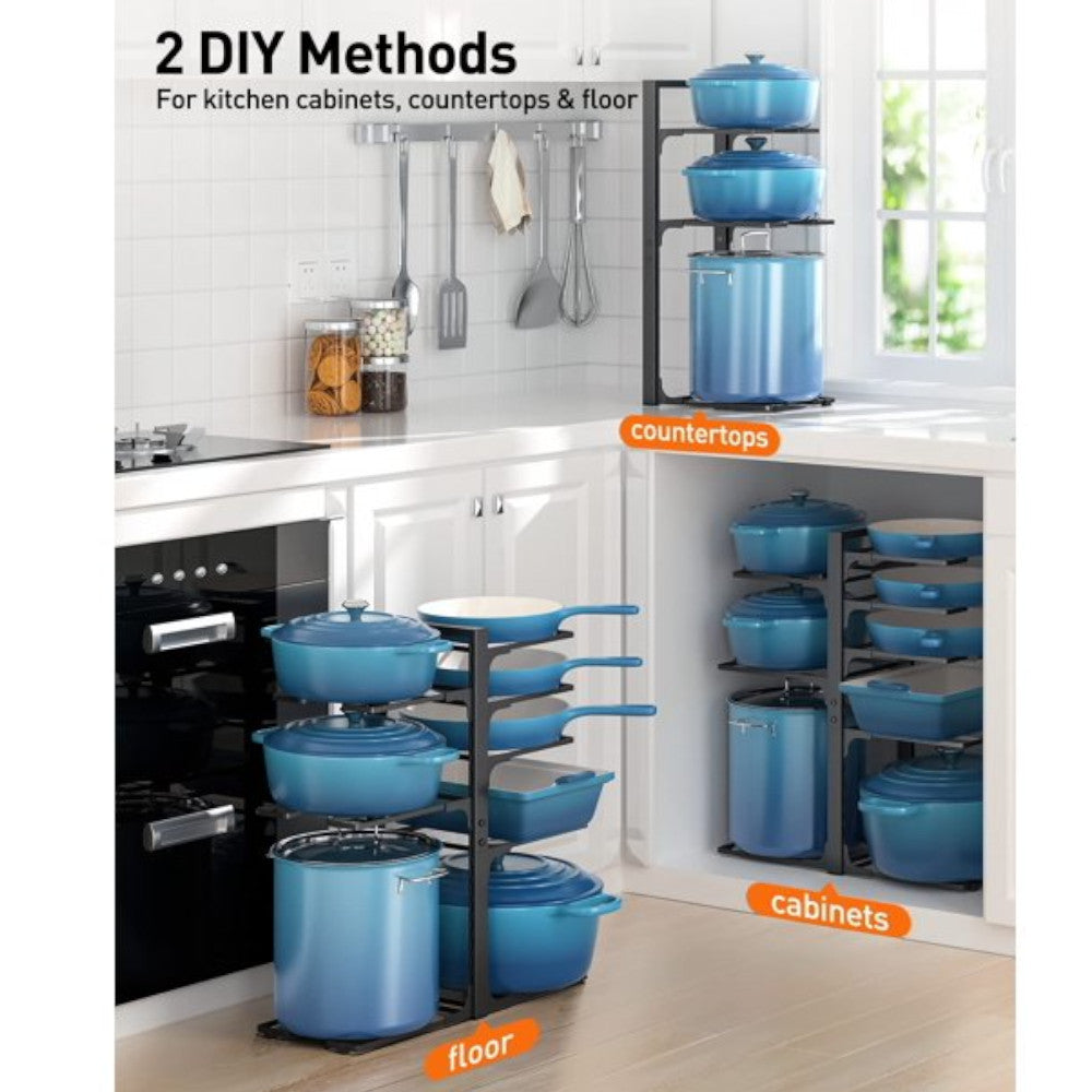 Ordora Pots & Pans Organizer – 4D-21H, 21-Inch
