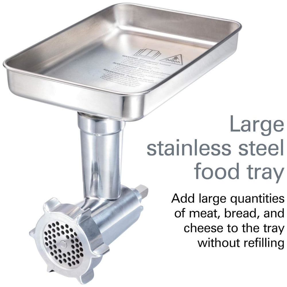 HAMILTON BEACH PROFESSIONAL Stand Mixer All-Metal Meat and Food Grinder Attachment