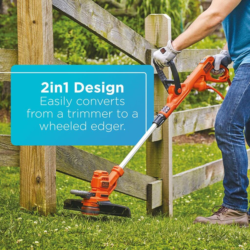 Black+Decker String Trimmer/Edger – BESTA510, 14-Inch Corded