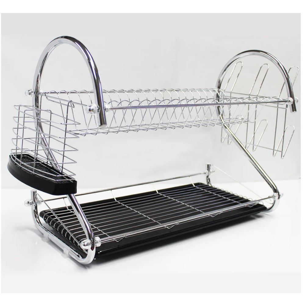 HOME AESTHETICS HA-4403 Dishrack 2 Tier With Rubbermaid
