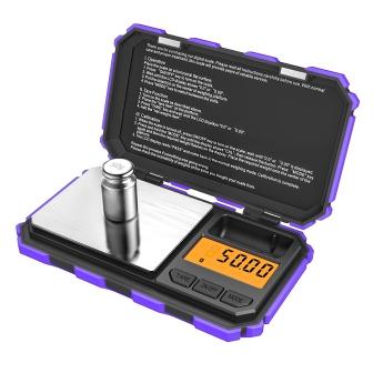 Digital Mini Scale 200g 0.01g Pocket Scale with 50g Calibration Weight Electronic Smart Scale for Food Tablets Jewelry