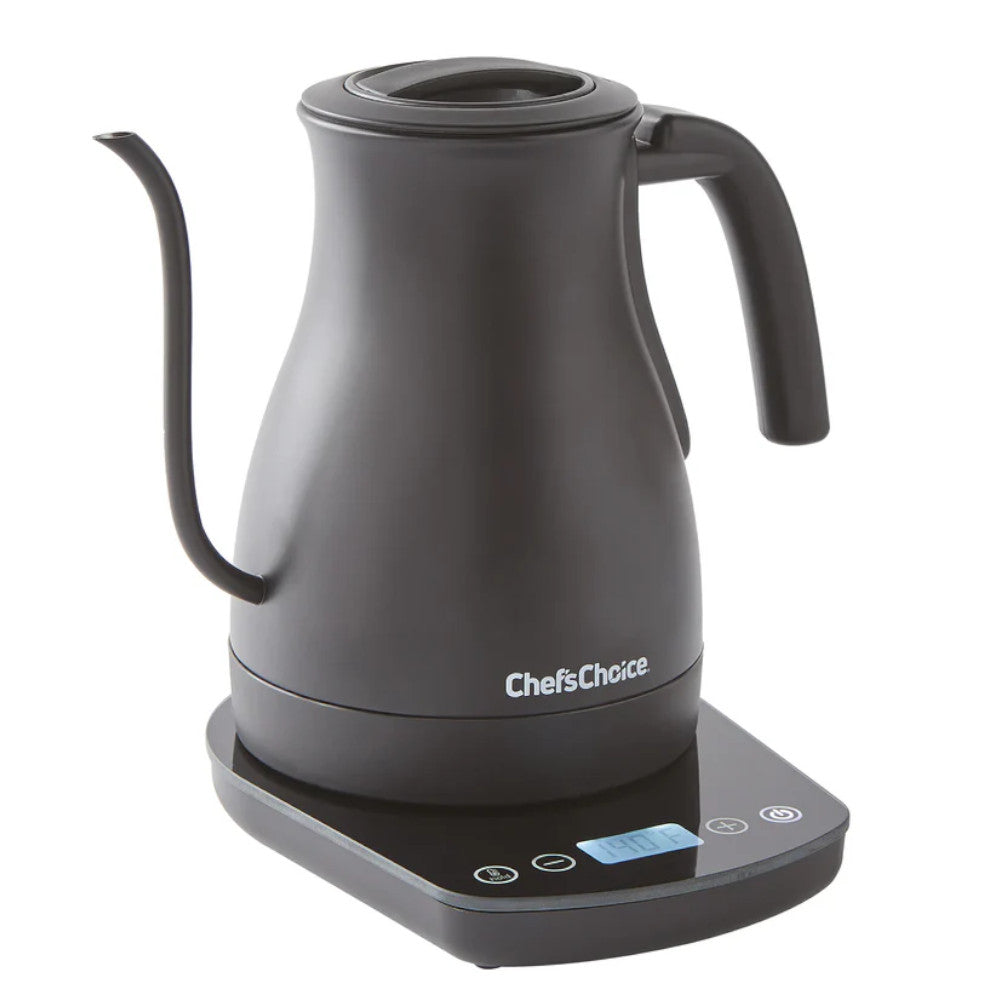 CHEF'S CHOICE KTCC1LMB13 1L Cordless Electric Gooseneck Kettle with Temperature Control