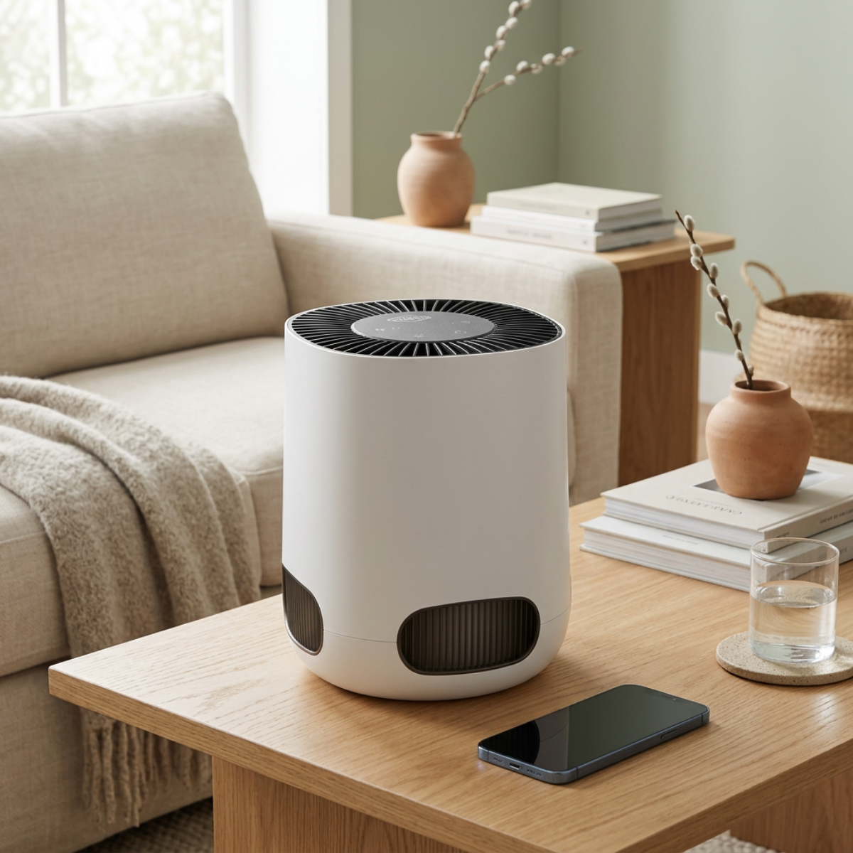 CLOROX 11021 Alexa Smart Tabletop True HEPA Air Purifier