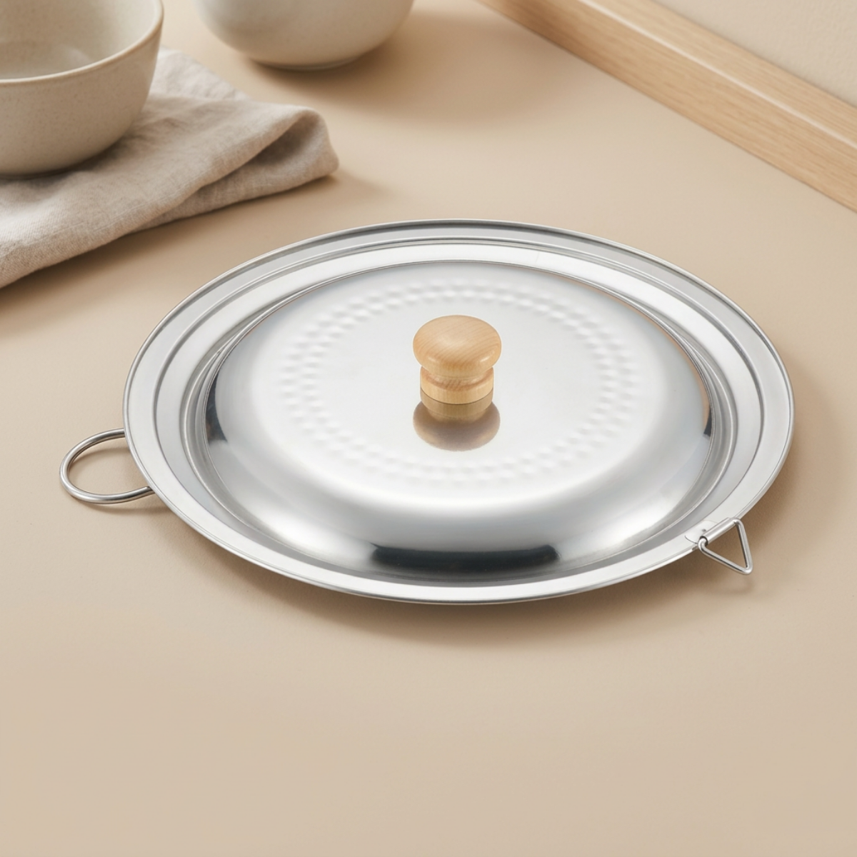 Yoshikawa Yukihira Stainless Steel Lid 22–24 cm