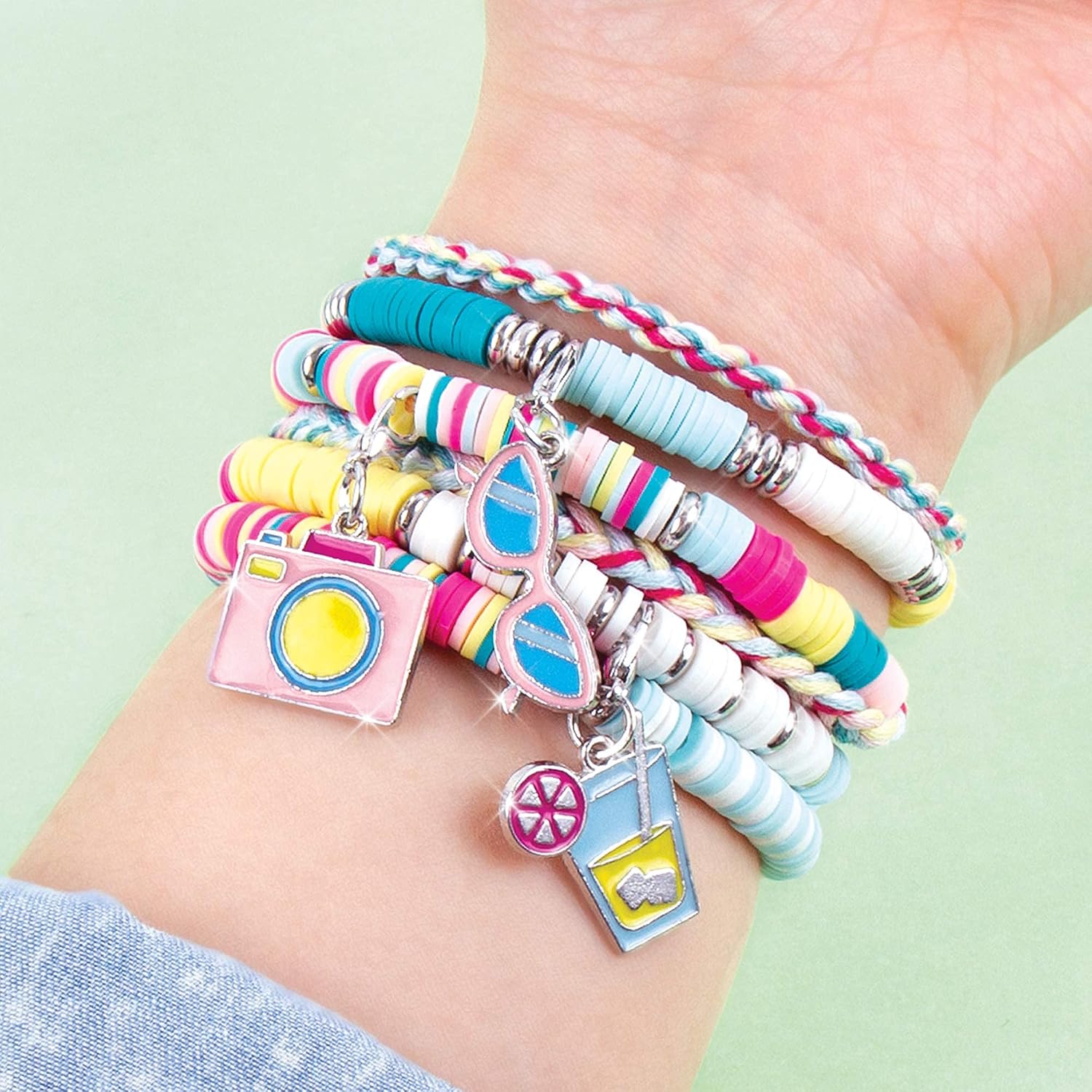 Skill development details for the bracelet making kit