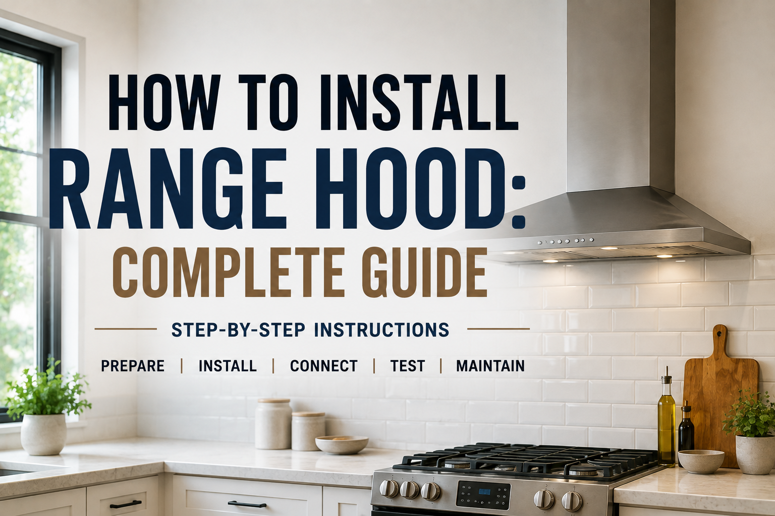 How to Install Range Hood: Complete Guide