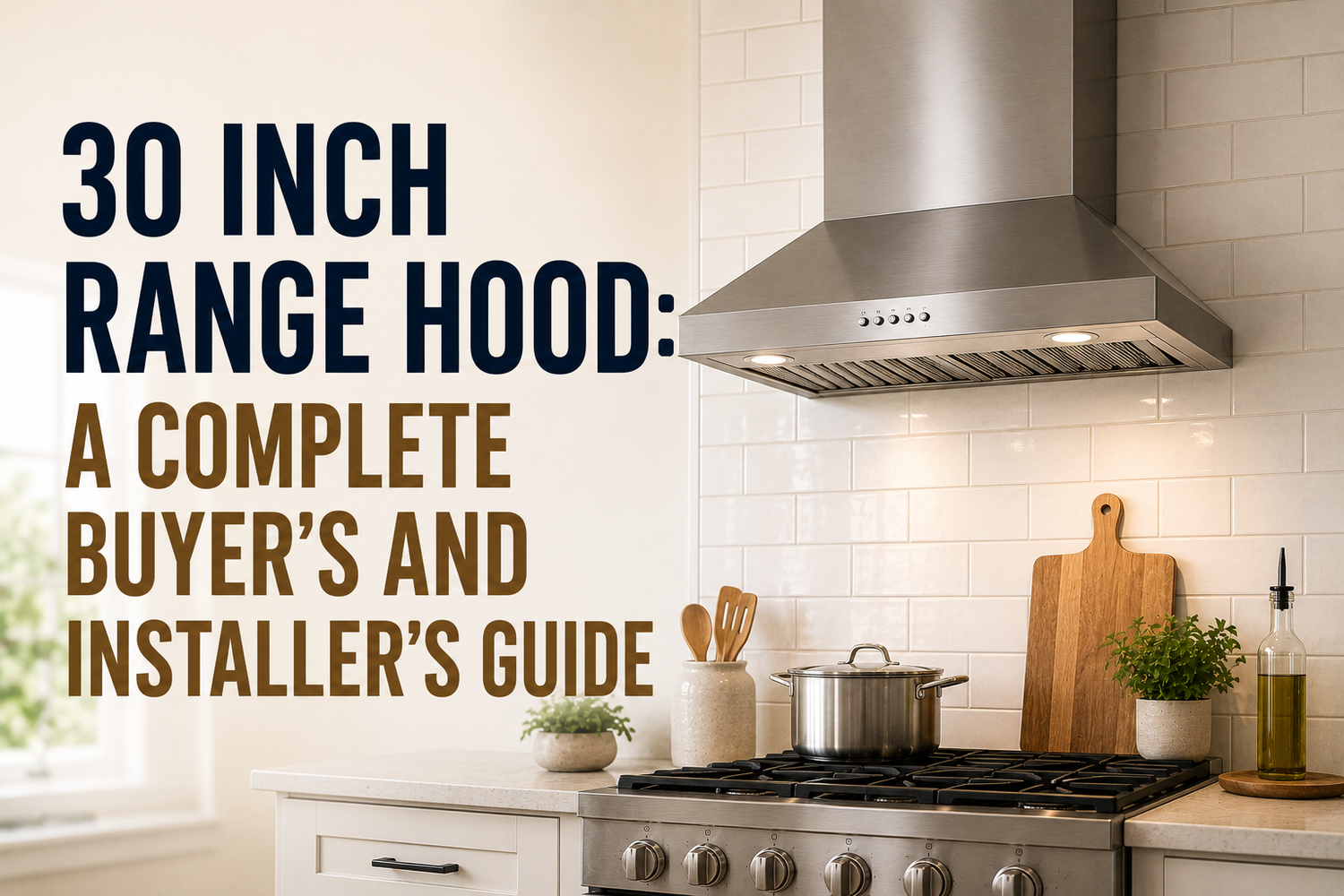 30 Inch Range Hood: A Complete Buyer's and Installer's Guide
