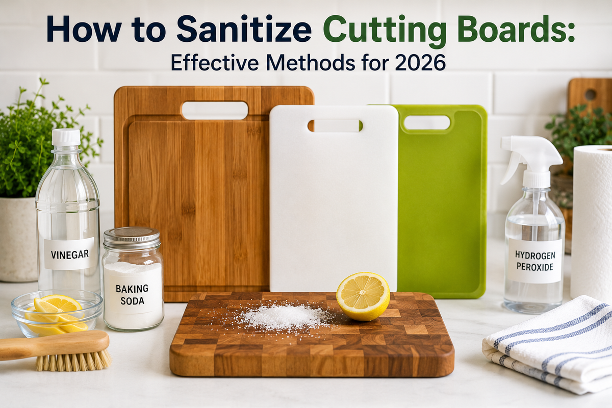How to Sanitize Cutting Boards: Effective Methods for 2026