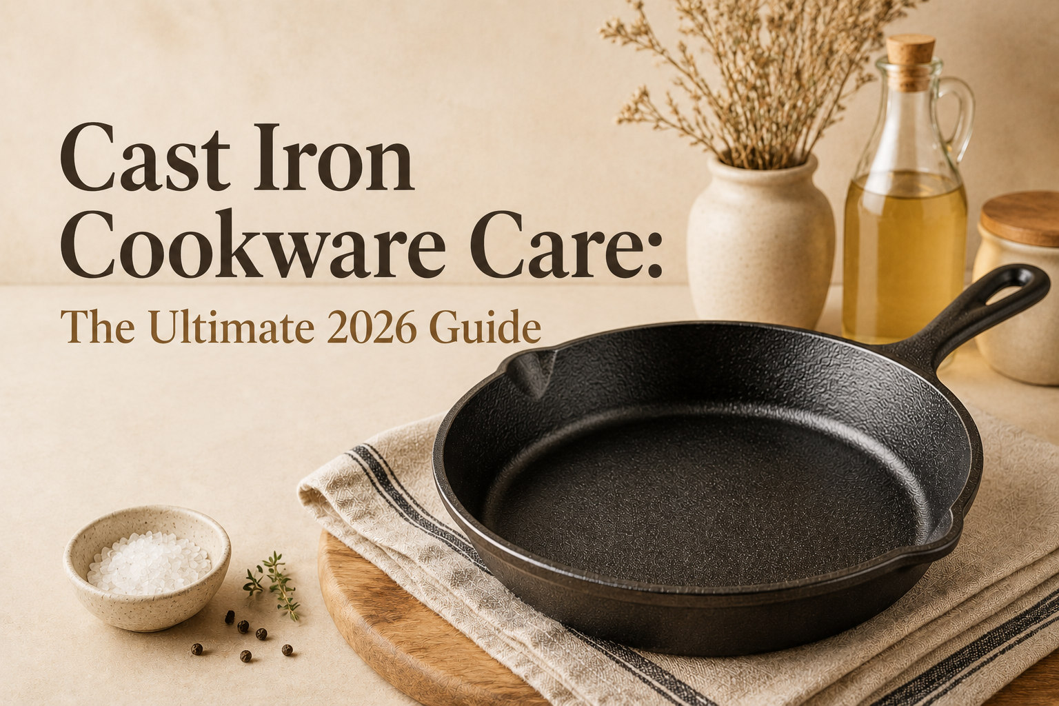 Cast Iron Cookware Care: The Ultimate 2026 Guide