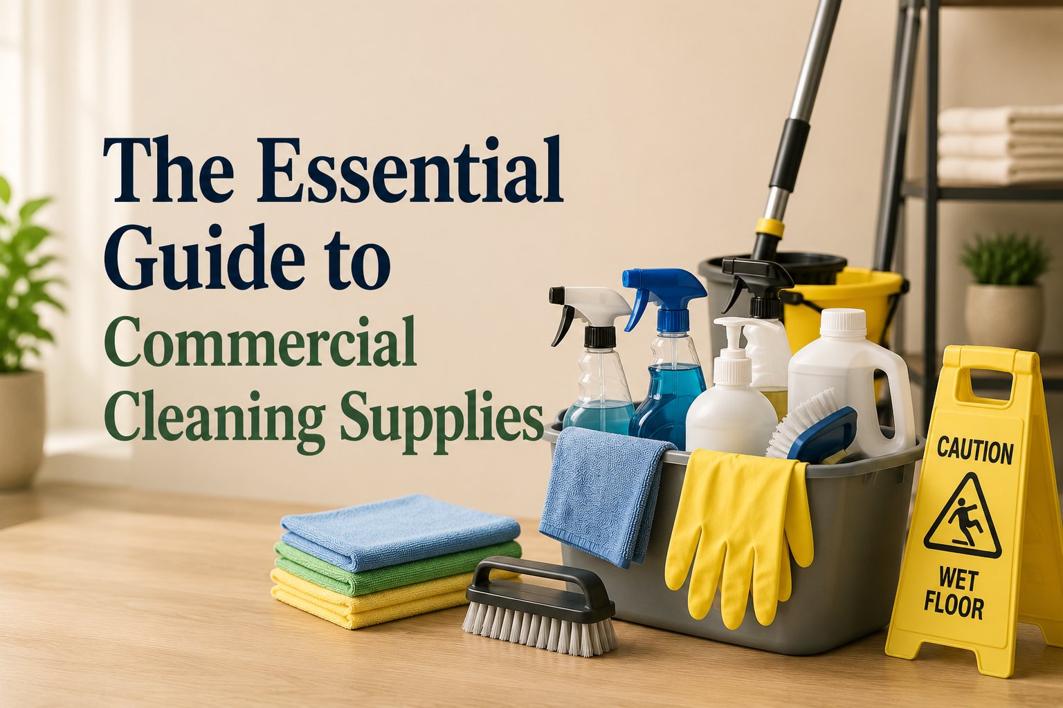 The Essential Guide to Commercial Cleaning Supplies