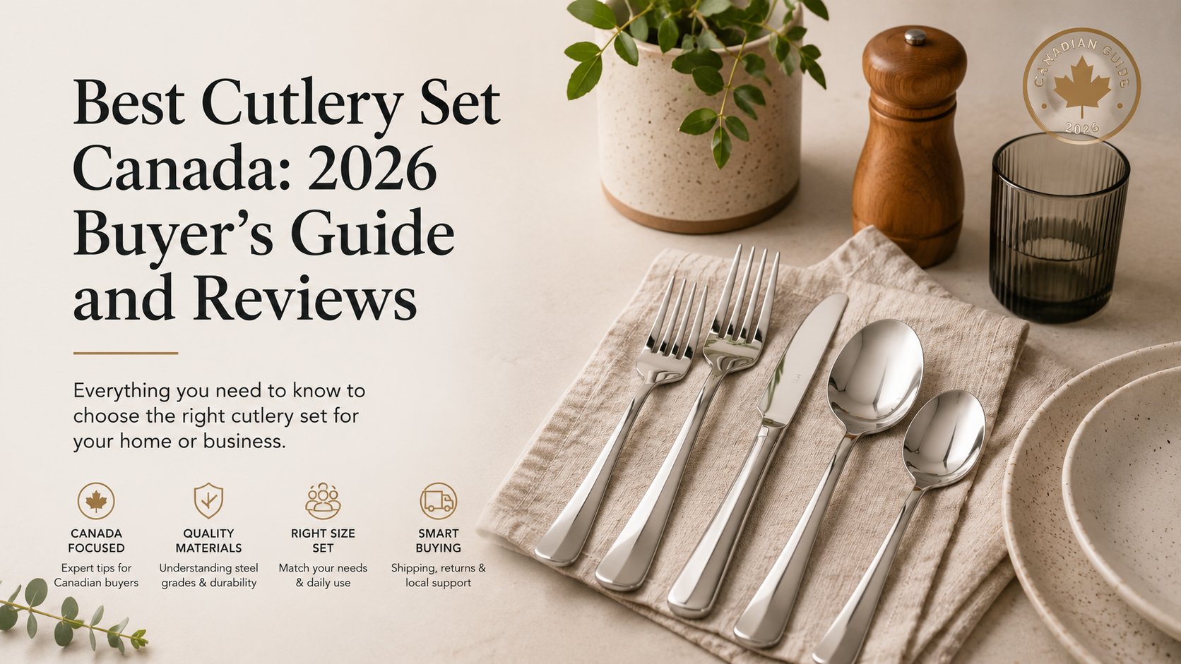 Best Cutlery Set Canada: 2026 Buyer's Guide and Reviews