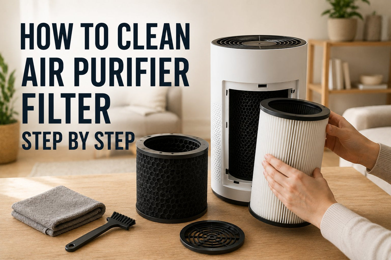 How to Clean Air Purifier Filter Step by Step