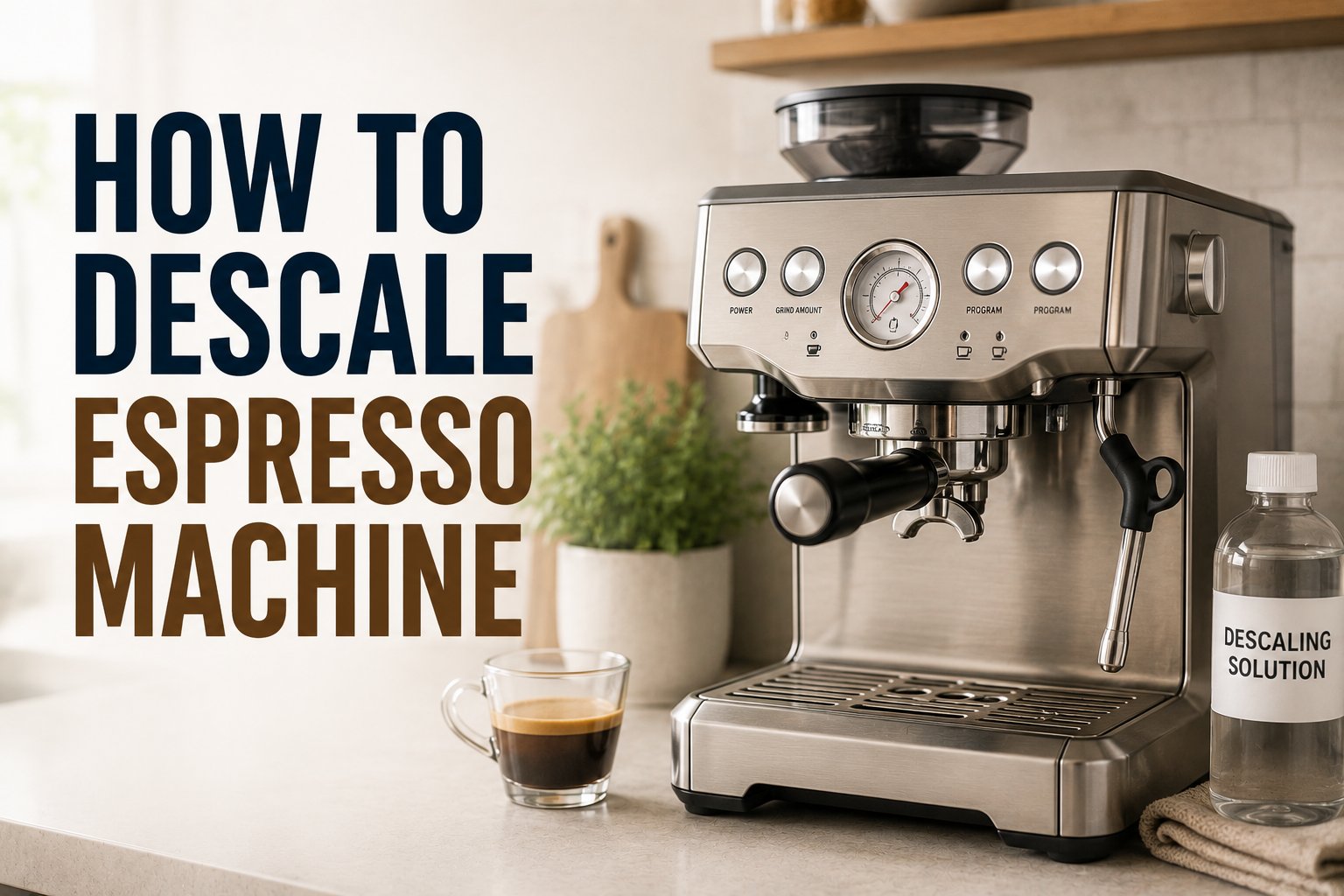 How to Descale Espresso Machine