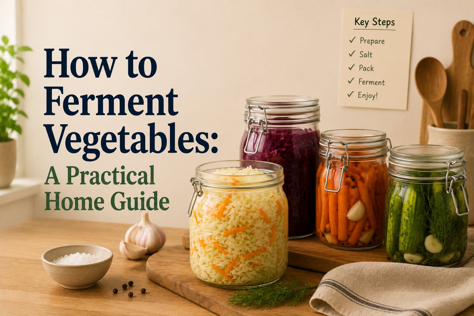 How to Ferment Vegetables: A Practical Home Guide