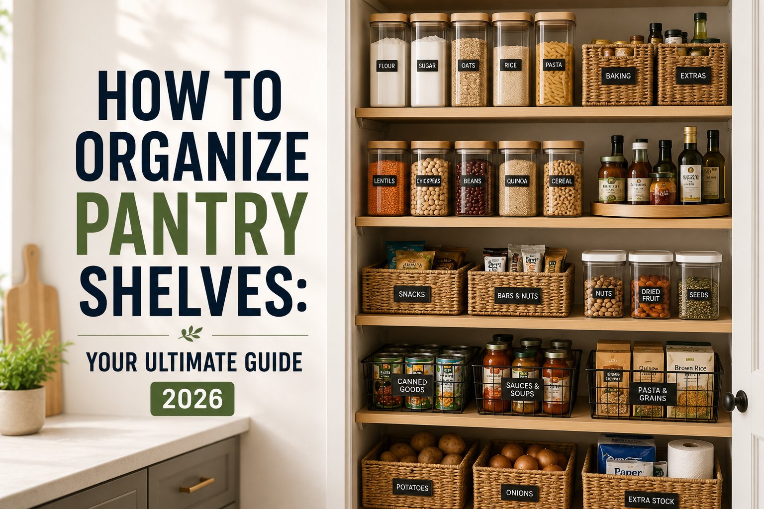 How to Organize Pantry Shelves: Your Ultimate Guide 2026