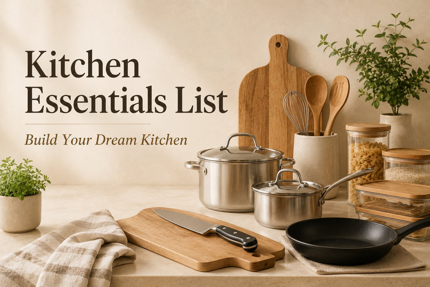 Kitchen Essentials List: Build Your Dream Kitchen