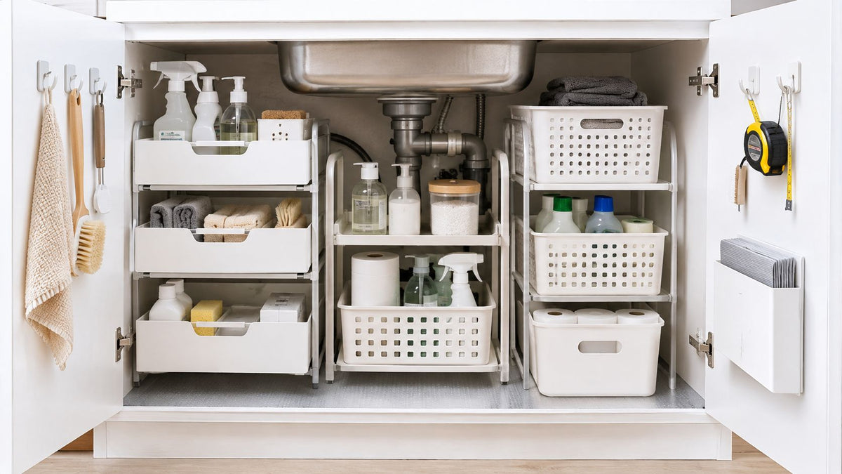8 Kitchen Sink Organization Ideas That Work