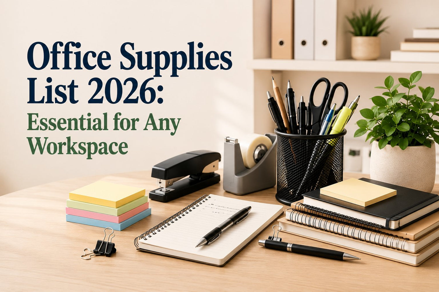 Office Supplies List 2026: Essential for Any Workspace