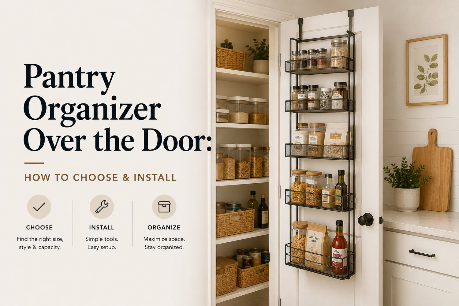 Pantry Organizer Over the Door: How to Choose & Install