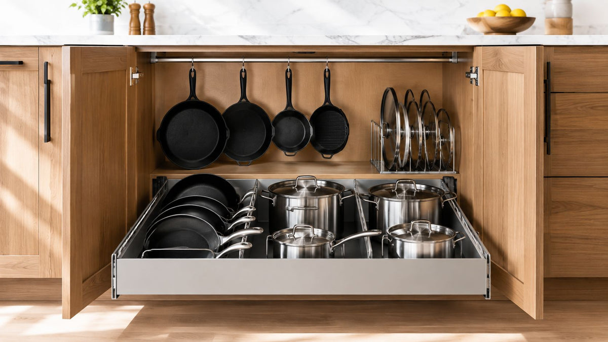 Pot and Pan Storage That Actually Works at Home