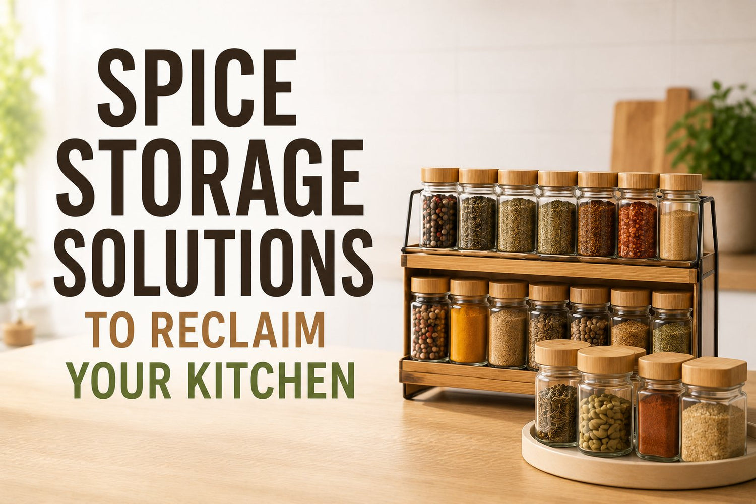 Spice Storage Solutions to Reclaim Your Kitchen