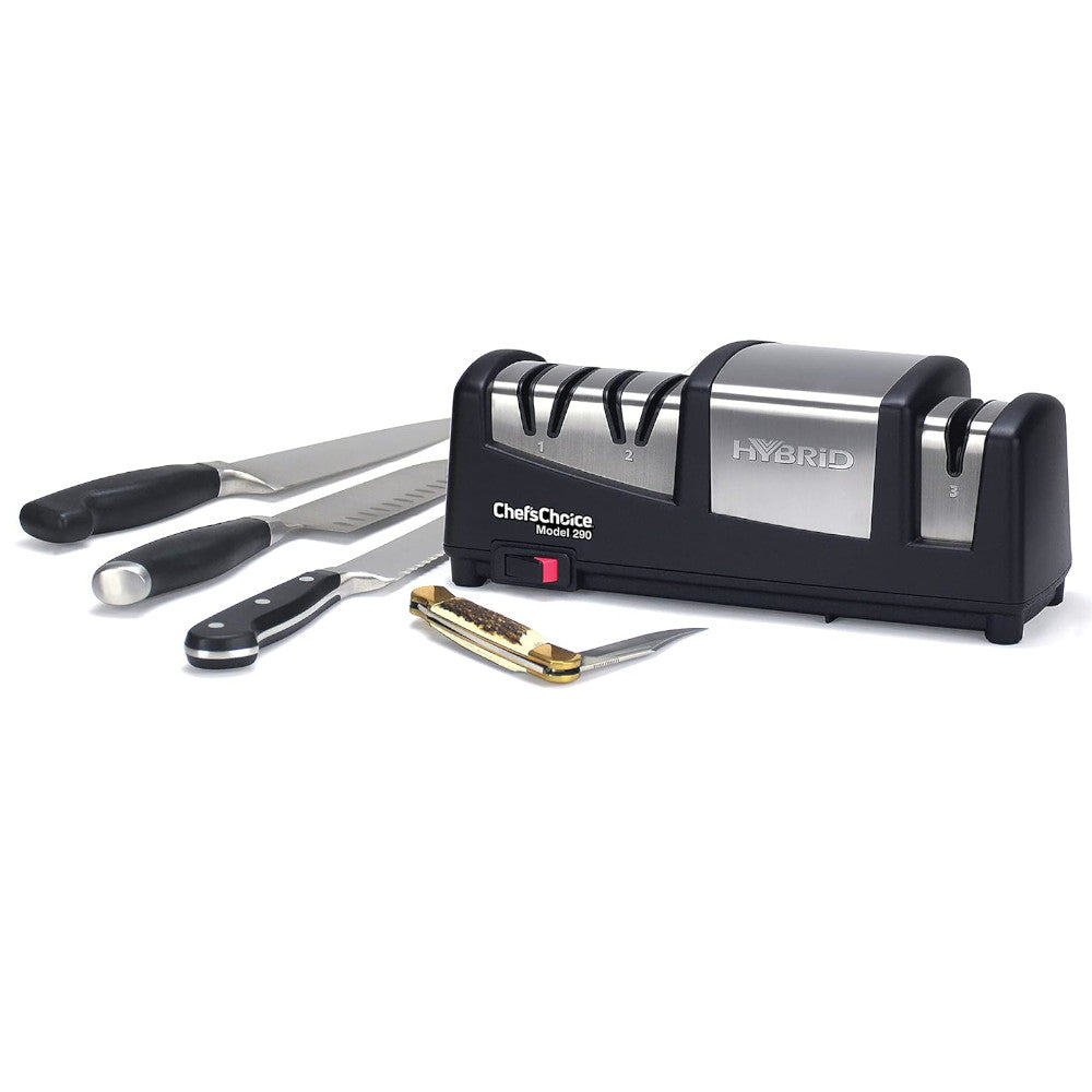 Chef’sChoice 290101 AngleSelect Hybrid Diamond Hone Knife Sharpener - 290