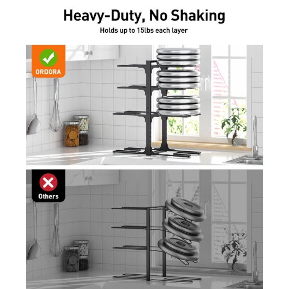 Ordora Pots & Pans Organizer – 4D-21H, 21-Inch