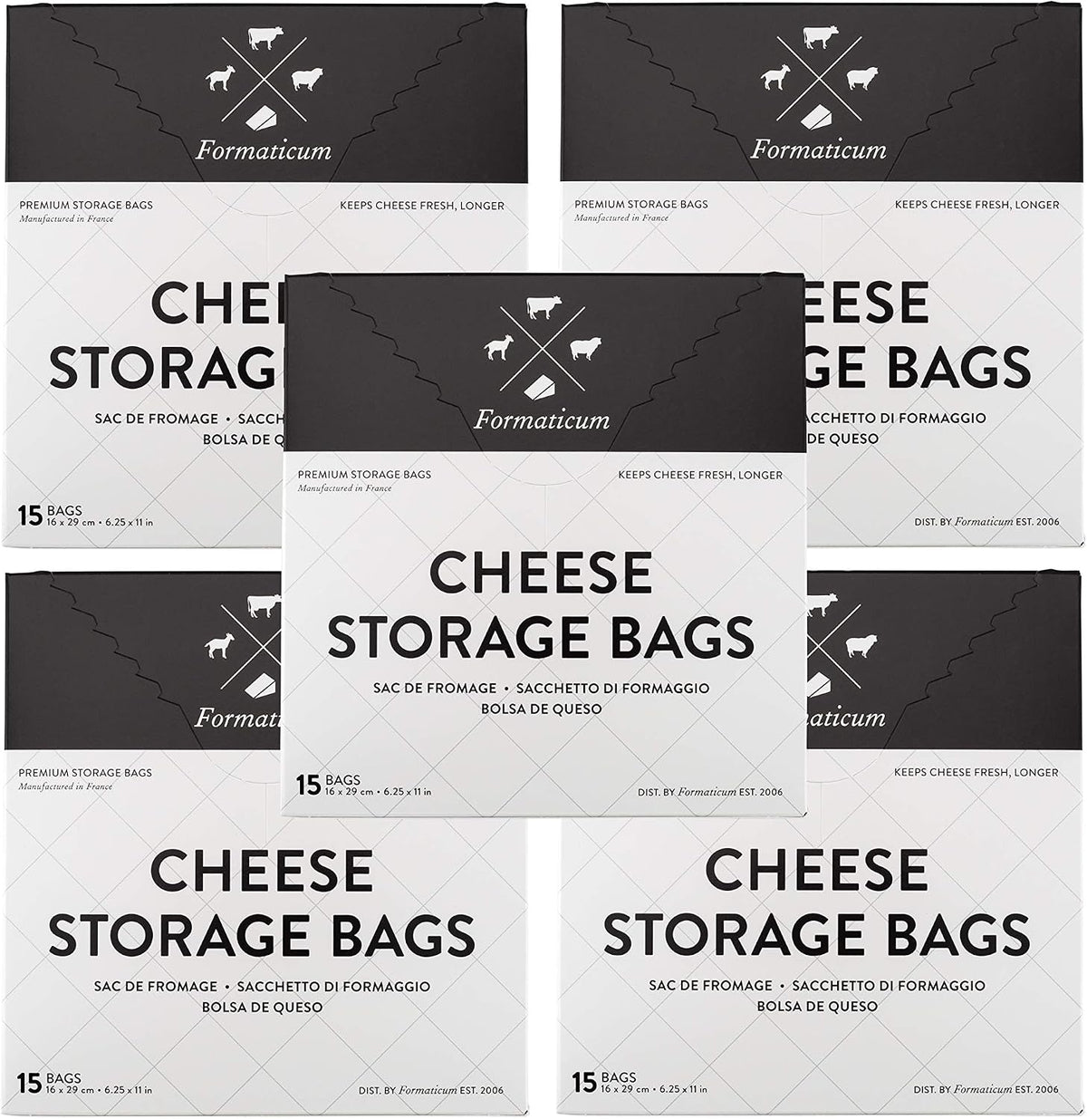 Formaticum Cheese Storage Bags, 75 Count