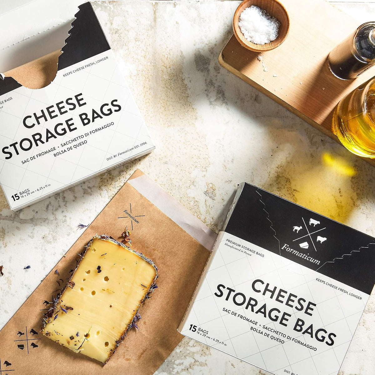 Formaticum Cheese Storage Bags, 75 Count