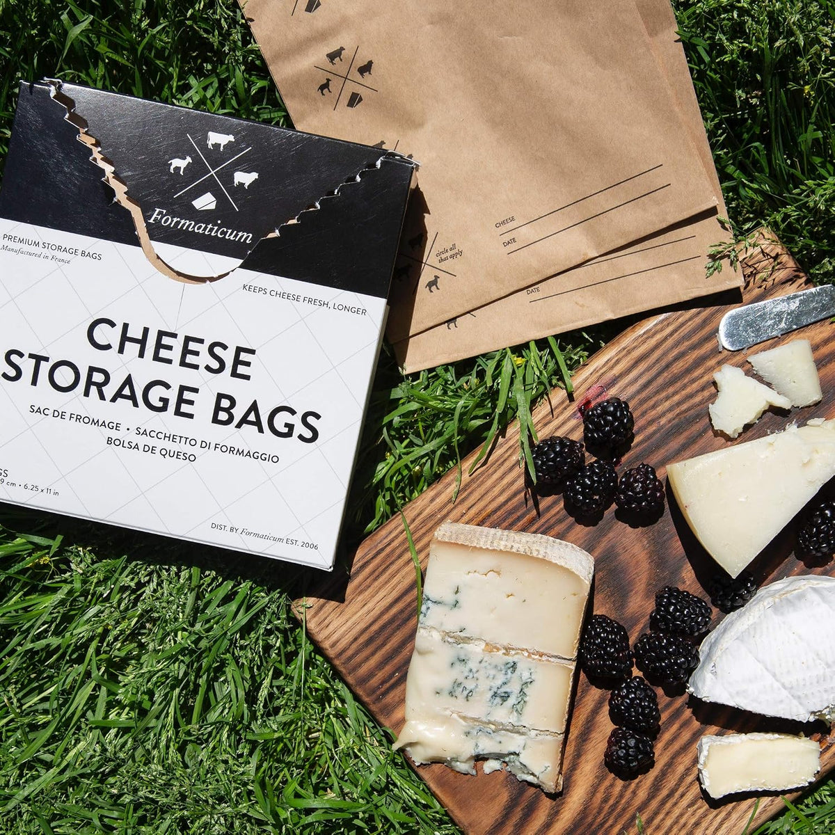 Formaticum Cheese Storage Bags, 75 Count