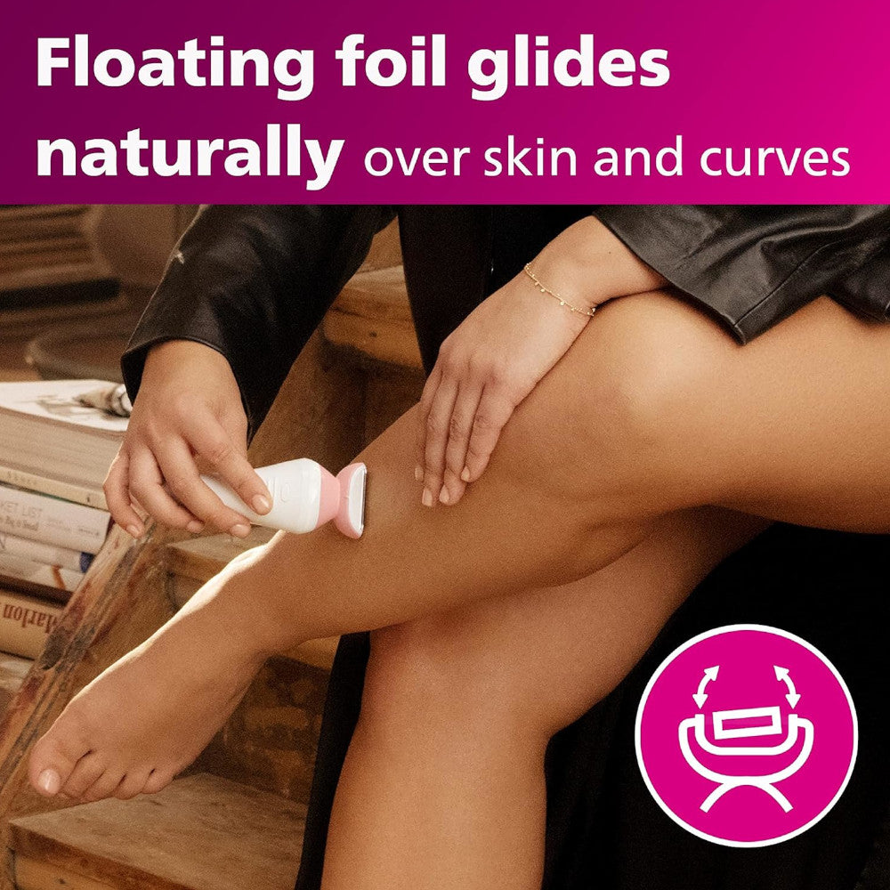 PHILIPS BRL146/00 Lady Shaver Series 6000 Cordless Shaver with Wet and Dry Use