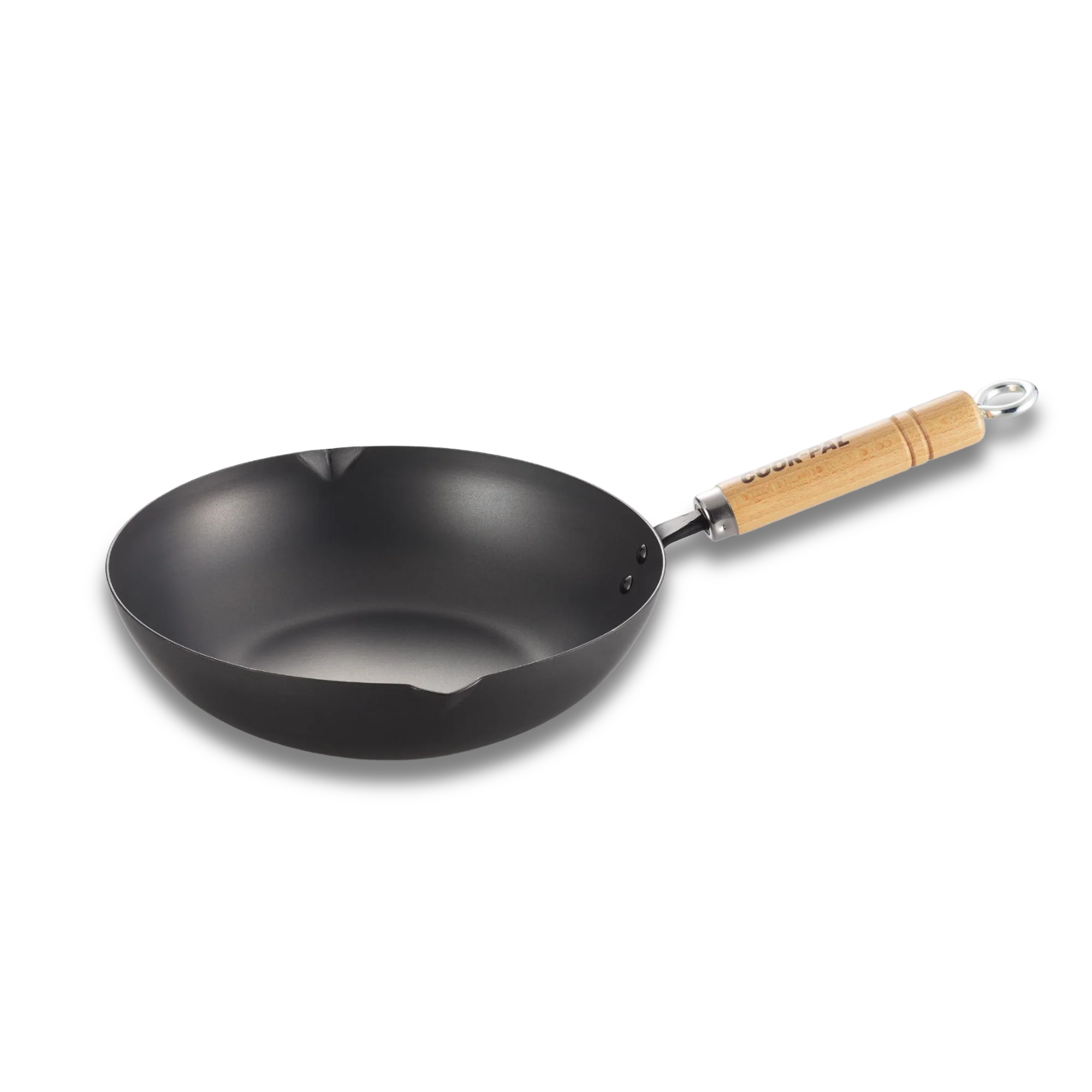 Yoshikawa Cook-Pal Ren Nitrided Carbon Steel Deep Frying Pan 28cm
